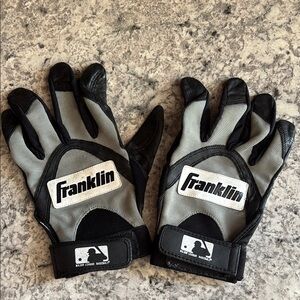 Franklin Black and Gray Men's Gloves